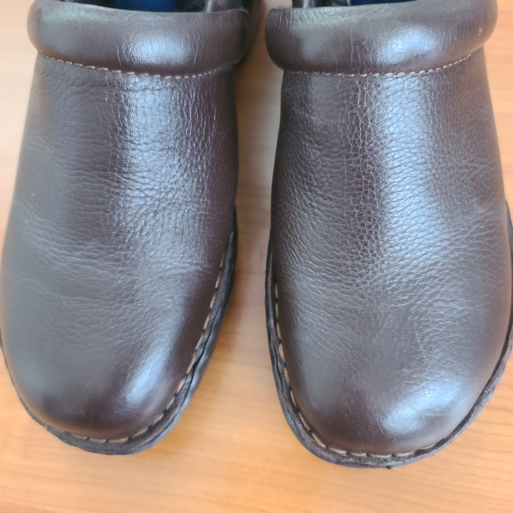 B.O.C Born Concept Shoes Womens  Slip On Clog Leather‎ Round Toe Casual Sz 9.5 - Picture 6 of 8